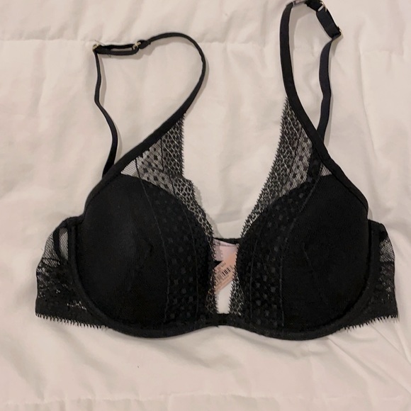 Victoria's Secret Other - NWT VS black lace bra 34C